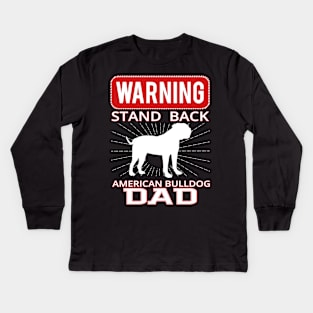 American Bulldog funny gift Shirt Kids Long Sleeve T-Shirt